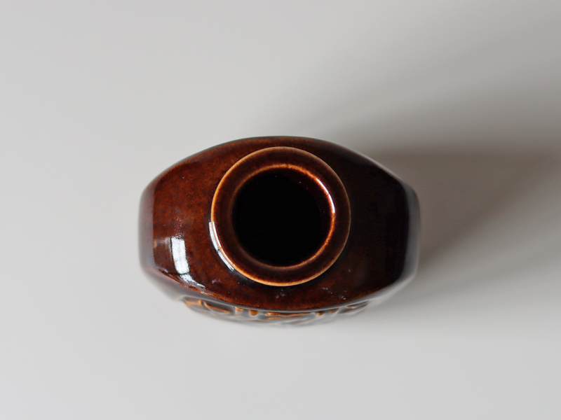 Michael Andersen&son （マイケル・アンダーセン） vase dark brown  │ 北欧ヴィンテージ デンマーク 花瓶 陶磁器