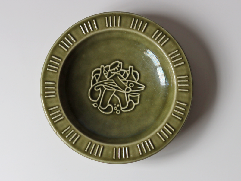 Michael Andersen&son （マイケル・アンダーセン） deep plate green  │ 北欧ヴィンテージ デンマーク 食器 プレート ボウル 陶磁器