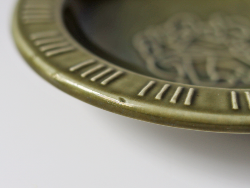 Michael Andersen&son （マイケル・アンダーセン） deep plate green  │ 北欧ヴィンテージ デンマーク 食器 プレート ボウル 陶磁器