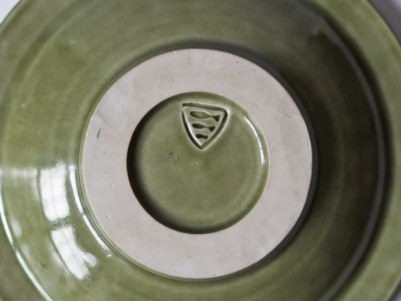 Michael Andersen&son （マイケル・アンダーセン） deep plate green  │ 北欧ヴィンテージ デンマーク 食器 プレート ボウル 陶磁器