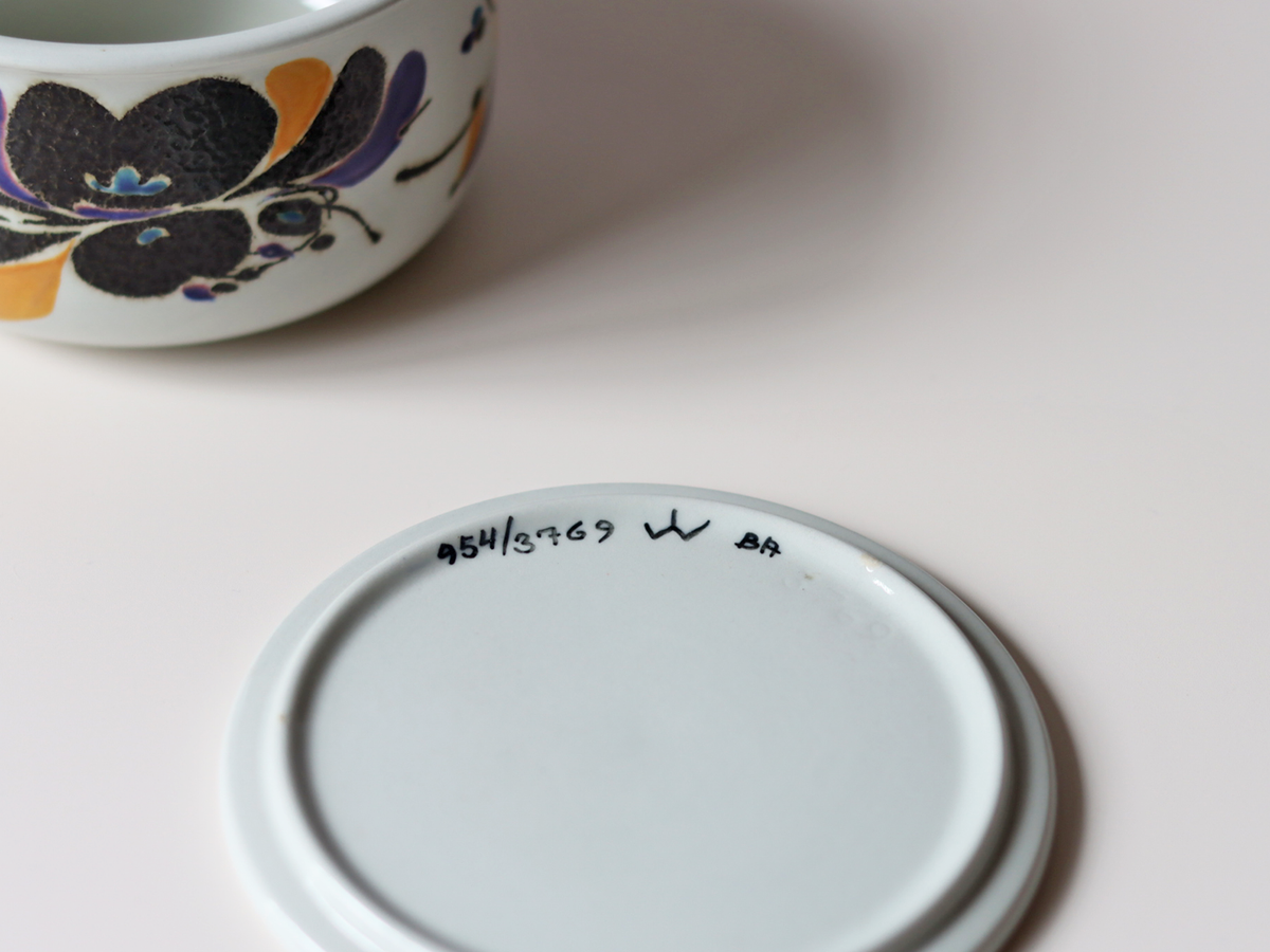 【北欧 デンマーク ヴィンテージ】Royal copenhagen （ロイヤルコペンハーゲン） Siena （シエナ） jar IW 954/3769