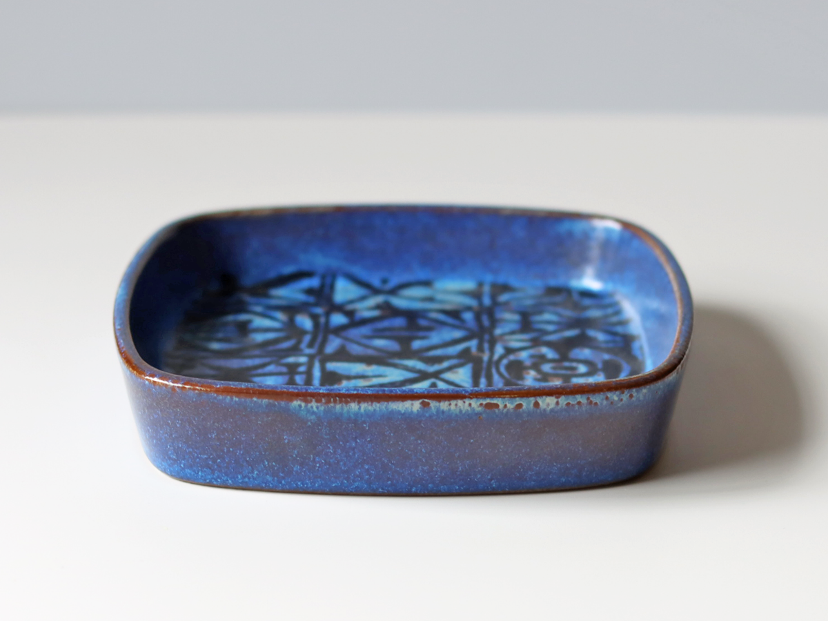 Royal copenhagen （ロイヤルコペンハーゲン） Baca （バッカ） square plate NT 704/2883   │ 北欧ヴィンテージ デンマーク 食器 プレート 陶磁器