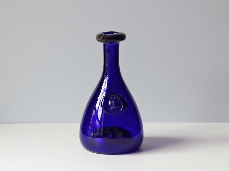 Holmegaard （ホルムガード） Viking carafe cobalt Ole Winther  │ 北欧ヴィンテージ デンマーク カラフェ ガラス 花瓶