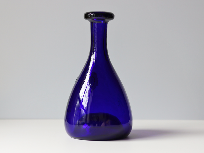Holmegaard （ホルムガード） Viking carafe cobalt Ole Winther  │ 北欧ヴィンテージ デンマーク カラフェ ガラス 花瓶