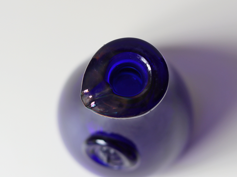 Holmegaard （ホルムガード） Viking carafe cobalt Ole Winther  │ 北欧ヴィンテージ デンマーク カラフェ ガラス 花瓶