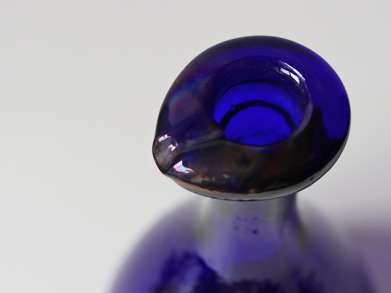 Holmegaard （ホルムガード） Viking carafe cobalt Ole Winther  │ 北欧ヴィンテージ デンマーク カラフェ ガラス 花瓶