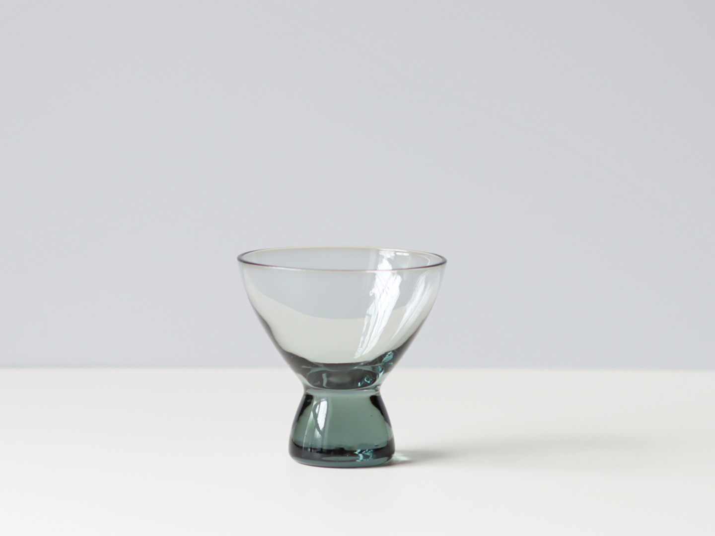 【北欧 デンマーク ヴィンテージ】Holmegaard （ホルムガード） smoke liqueur glass