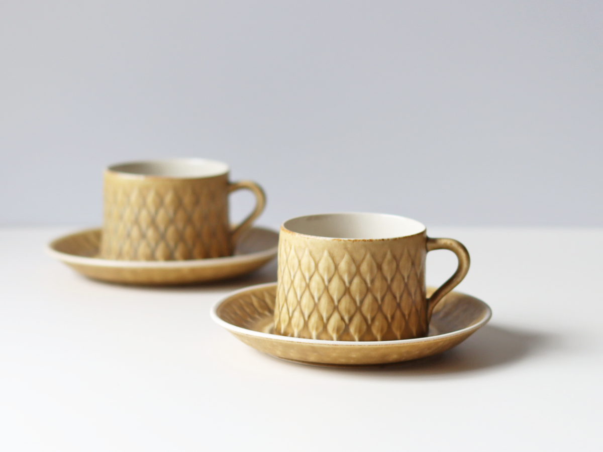 【北欧 デンマークヴィンテージ】Jens.H.Quistgaard （イェンス・クイストゴー） Relief （レリーフ） tea cup saucer