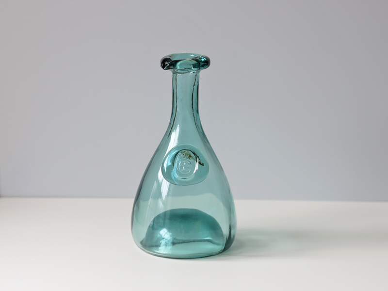 Holmegaard （ホルムガード） Viking carafe turquoise Ole Winther  │ 北欧ヴィンテージ デンマーク カラフェ ガラス 花瓶