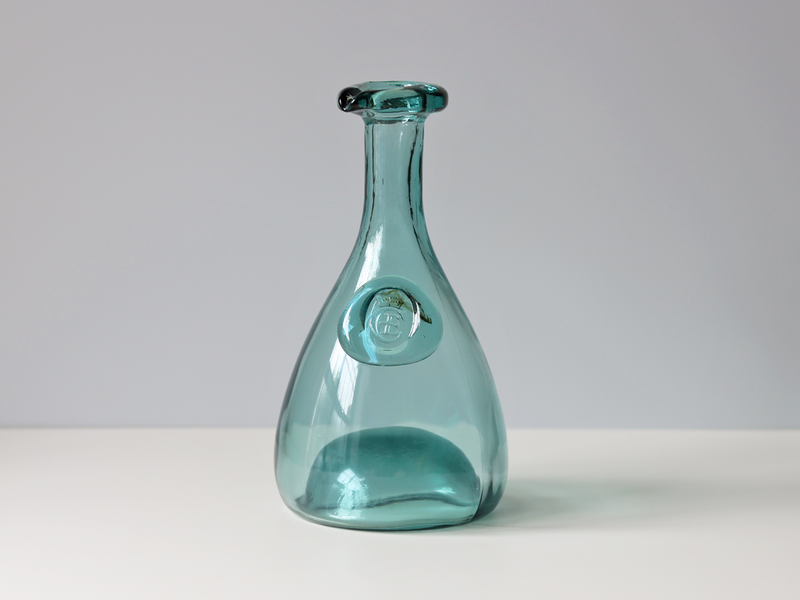 Holmegaard （ホルムガード） Viking carafe turquoise Ole Winther  │ 北欧ヴィンテージ デンマーク カラフェ ガラス 花瓶