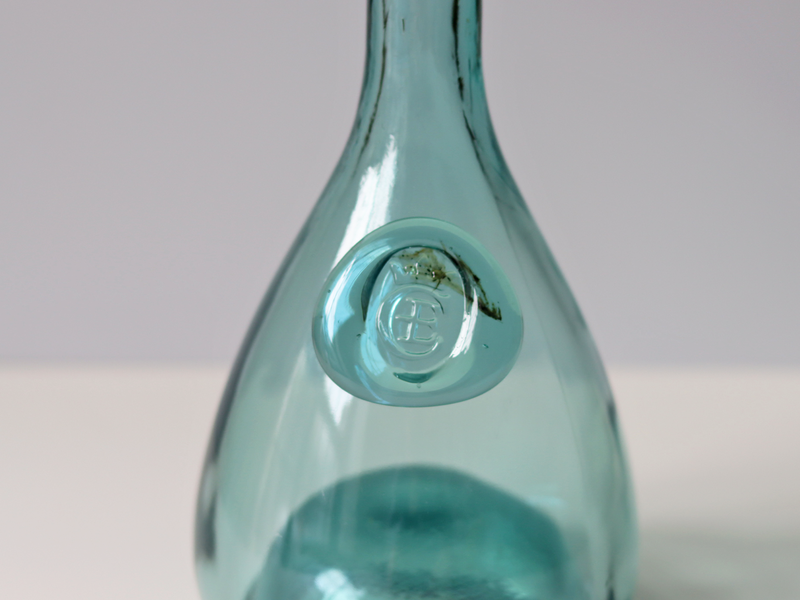 Holmegaard （ホルムガード） Viking carafe turquoise Ole Winther  │ 北欧ヴィンテージ デンマーク カラフェ ガラス 花瓶