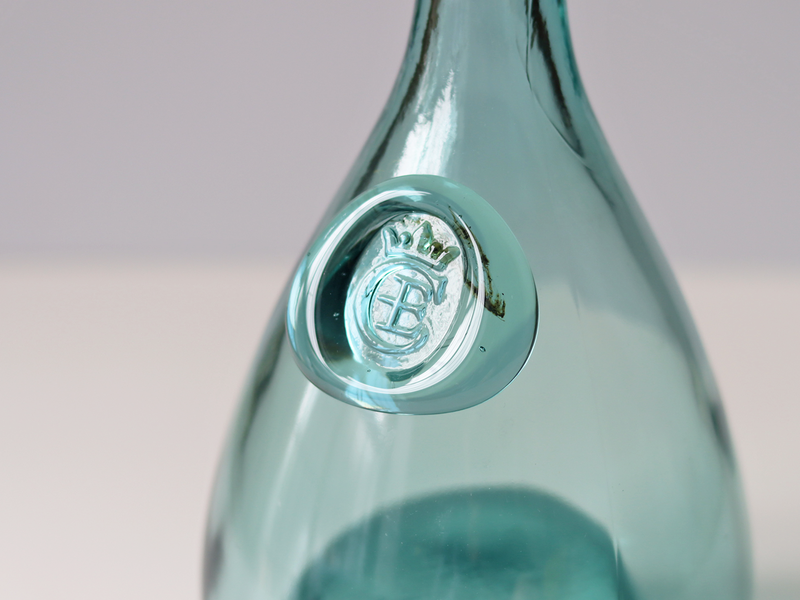 Holmegaard （ホルムガード） Viking carafe turquoise Ole Winther  │ 北欧ヴィンテージ デンマーク カラフェ ガラス 花瓶