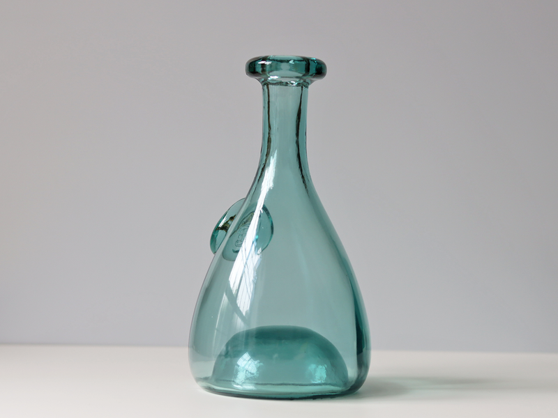 Holmegaard （ホルムガード） Viking carafe turquoise Ole Winther  │ 北欧ヴィンテージ デンマーク カラフェ ガラス 花瓶