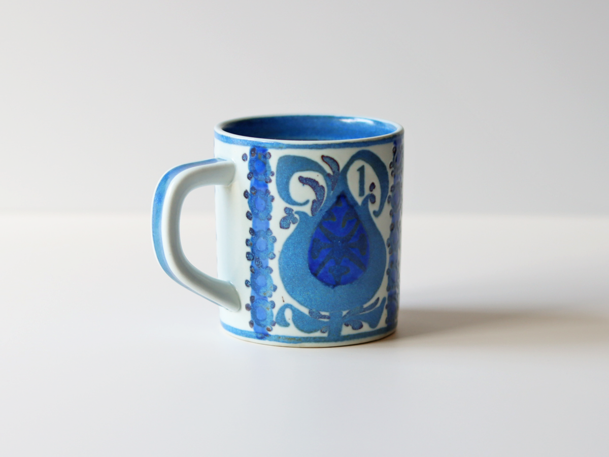 【北欧 デンマーク ヴィンテージ】Royal copenhagen （ロイヤルコペンハーゲン） year mug small 1969 NT