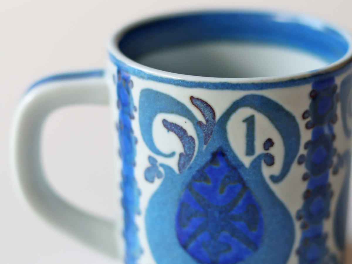 【北欧 デンマーク ヴィンテージ】Royal copenhagen （ロイヤルコペンハーゲン） year mug small 1969 NT