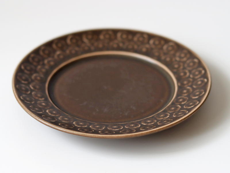 Jens.H.Quistgaard （イェンス・クイストゴー） Azur Umbra（アズール アンブラ）side plate │ 北欧ヴィンテージ デンマーク 食器 プレート プラム 陶磁器