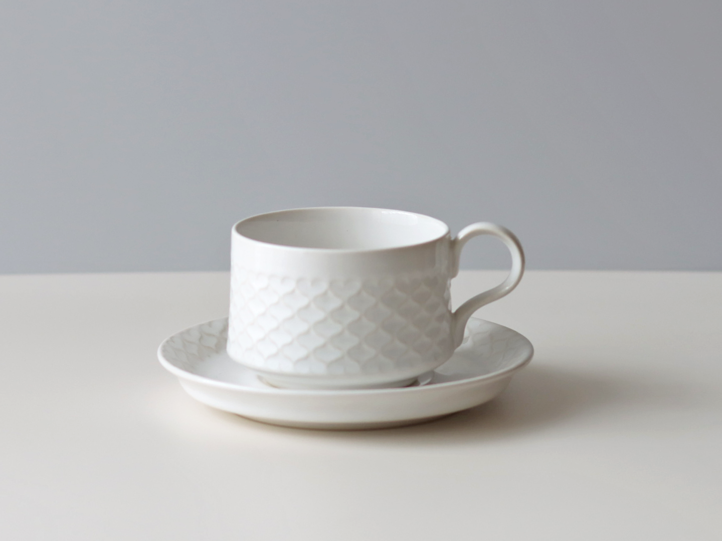 【北欧 デンマーク ヴィンテージ】Jens.H.Quistgaard （イェンス・クイストゴー） Cordial palet（コーディアル パレット） cup saucer white