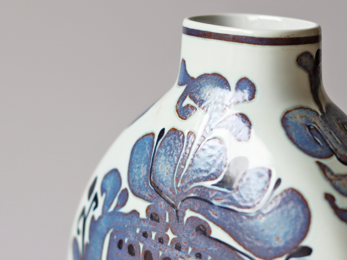 Royal copenhagen （ロイヤルコペンハーゲン） Tenera （テネラ） vase KC 1427/303 │ 北欧ヴィンテージ デンマーク 花瓶 陶磁器
