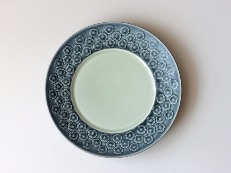Jens.H.Quistgaard （イェンス・クイストゴー） Azur （アズール）21cm lunch plate │ 北欧ヴィンテージ デンマーク 食器 プラム 陶磁器
