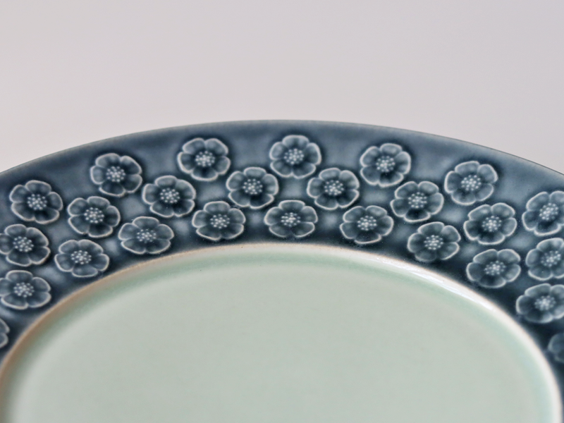 Jens.H.Quistgaard （イェンス・クイストゴー） Azur （アズール）21cm lunch plate │ 北欧ヴィンテージ デンマーク 食器 プラム 陶磁器