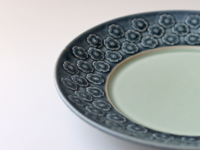 Jens.H.Quistgaard （イェンス・クイストゴー） Azur （アズール）21cm lunch plate │ 北欧ヴィンテージ デンマーク 食器 プラム 陶磁器