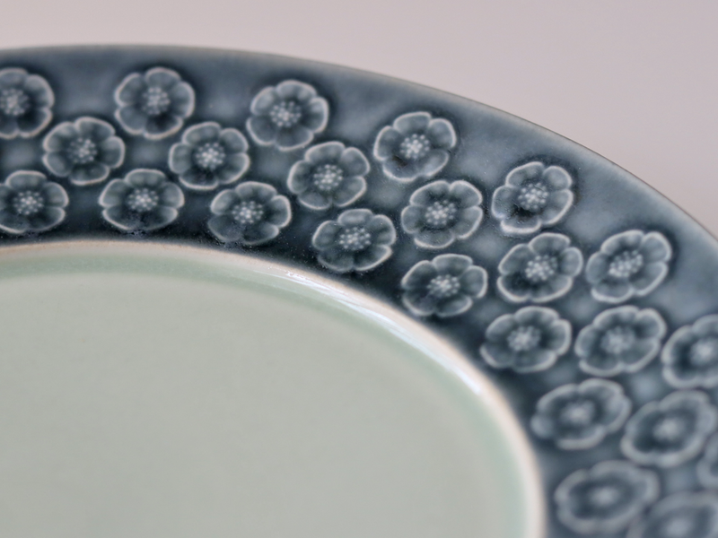 Jens.H.Quistgaard （イェンス・クイストゴー） Azur （アズール）21cm lunch plate │ 北欧ヴィンテージ デンマーク 食器 プラム 陶磁器