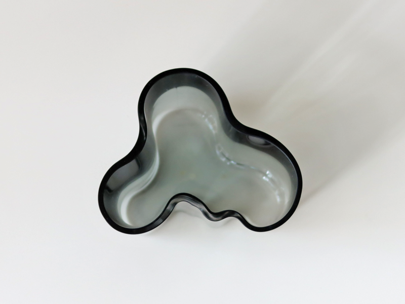 iittala  （イッタラ） Alvar Aalto vase H9.5cm smoke │ 北欧 フィンランド アアルトベース スモーク 花瓶