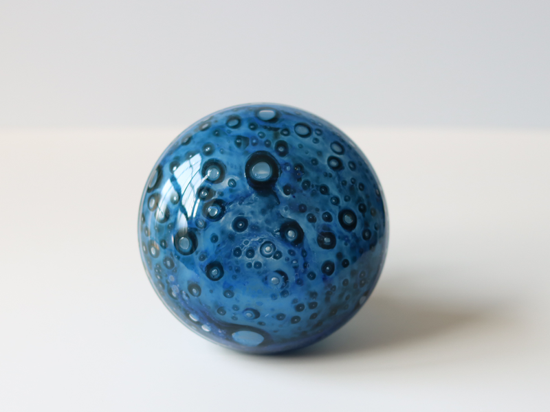 Boda （ボダ） Bertil Vallien（バーティル・ヴァリーン） vase blue │ 北欧 スウェーデン ヴィンテージ ガラス 花瓶