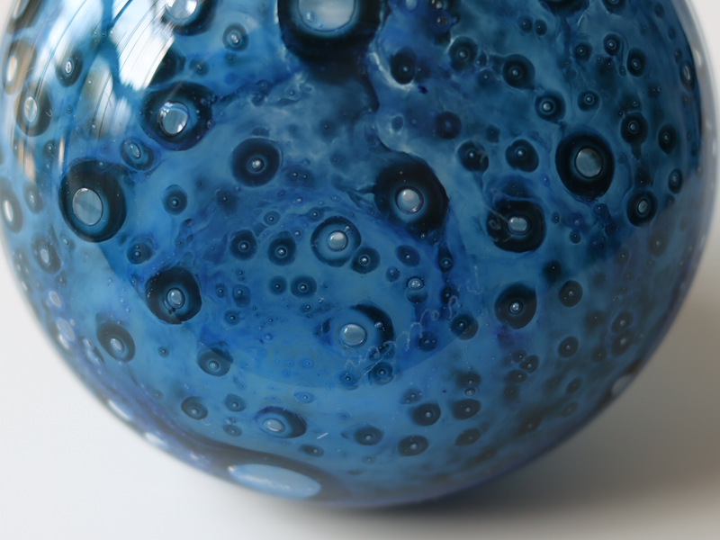 Boda （ボダ） Bertil Vallien（バーティル・ヴァリーン） vase blue │ 北欧 スウェーデン ヴィンテージ ガラス 花瓶