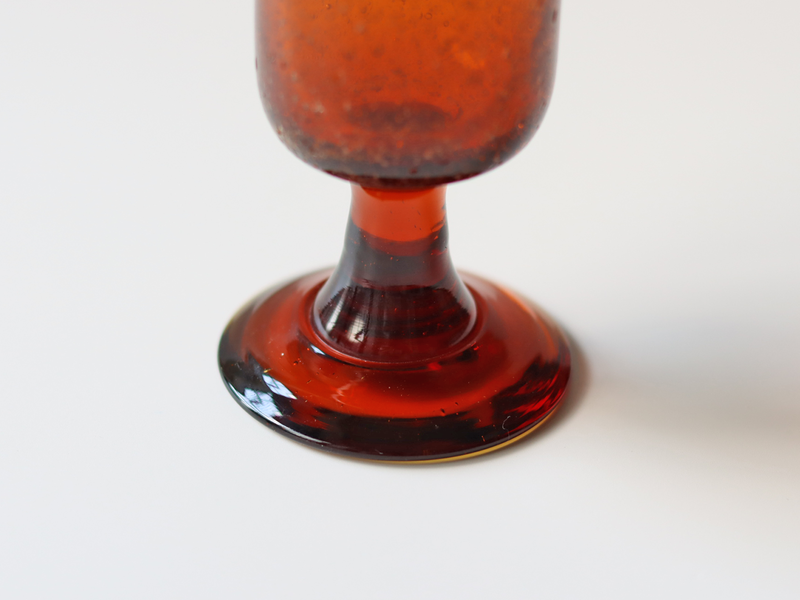 Boda（ボダ） リキュールグラス アンバー H10.5cm / Erik Höglund ｜ 北欧ヴィンテージ スウェーデン