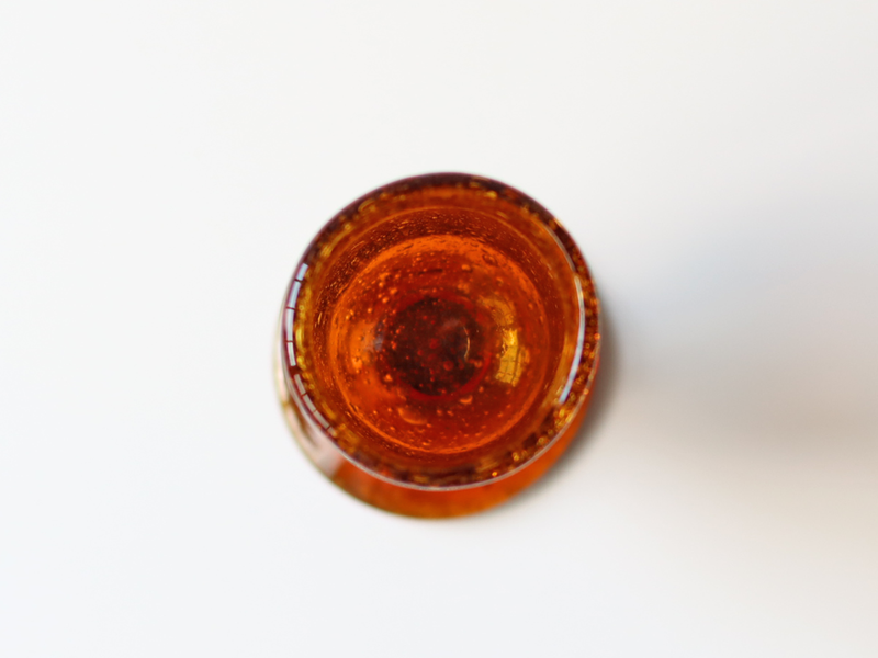Boda（ボダ） リキュールグラス アンバー H10.5cm / Erik Höglund ｜ 北欧ヴィンテージ スウェーデン