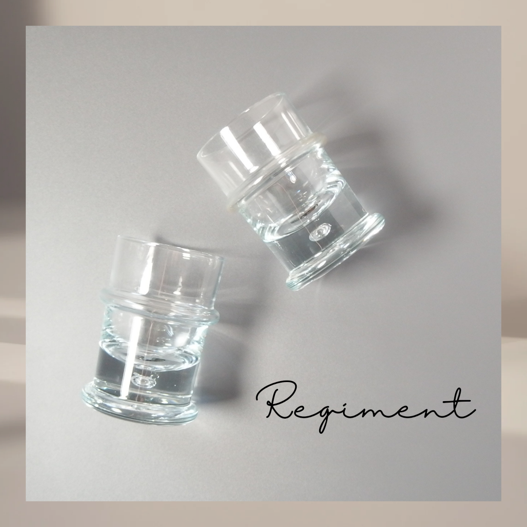 【北欧 ヴィンテージ】Holmegaard （ホルムガード） Regiment （レジメント）glass