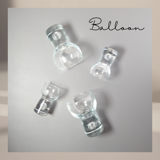 【北欧 ヴィンテージ】Holmegaard （ホルムガード） Baloon （バルーン） glass