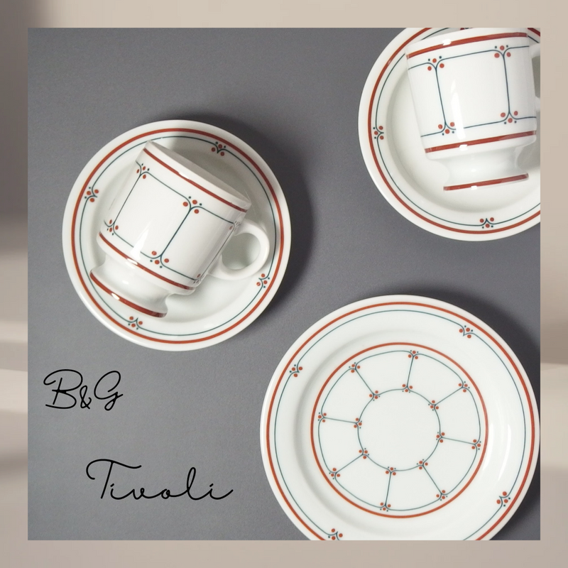 B&G （ビングオーグレンダール） Tivoli （チボリ） │ 北欧ヴィンテージ デンマーク 食器 コーヒーカップ 陶磁器