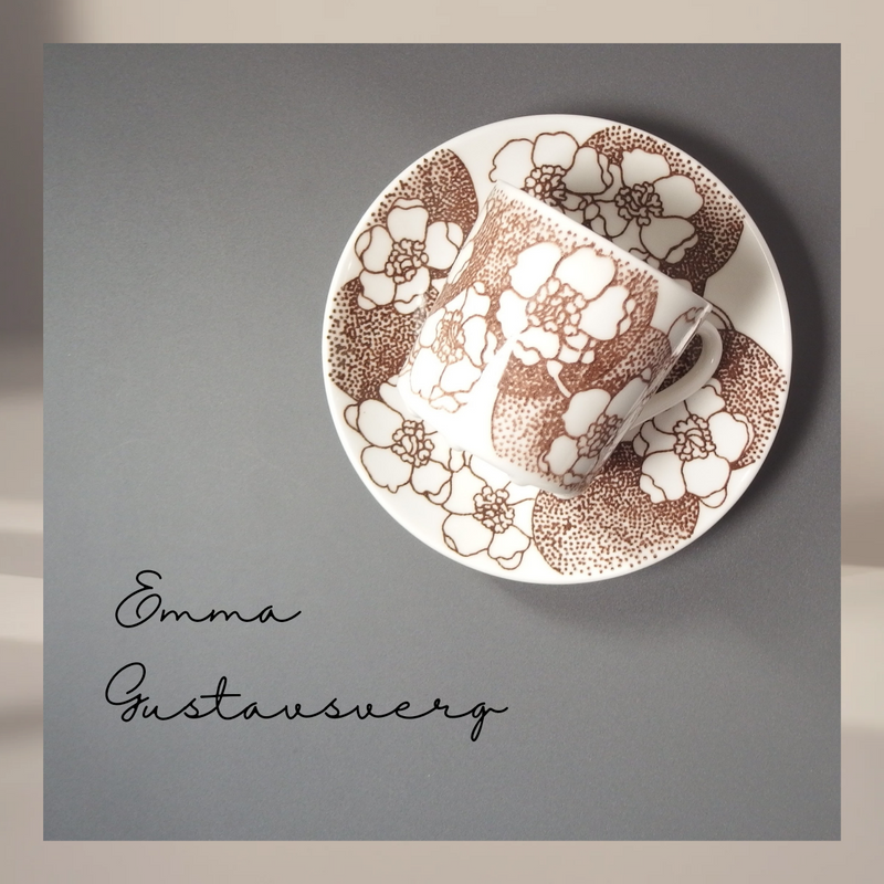 Gustavsberg（グスタフスベリ） Emma（エマ） coffee C/S │ 北欧 スウェーデン ヴィンテージ コーヒーカップ 陶磁器