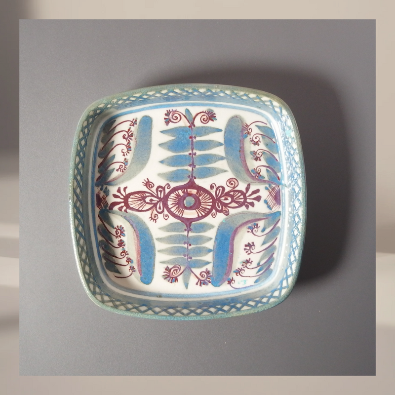 Royal copenhagen （ロイヤルコペンハーゲン） Tenera （テネラ）square plate │ 北欧ヴィンテージ デンマーク 食器 プレート 陶磁器