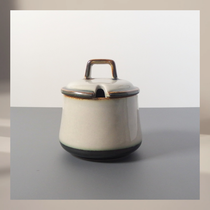Jens.HQuistgaard （イェンス・クイストゴー） Tema （テーマ） sugar bowl │ 北欧ヴィンテージ デンマーク 食器 ボウル 陶磁器