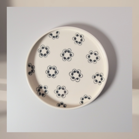 【北欧 ヴィンテージ】Anne Black （アンヌ・ブラック） black is black （ブラック・イズ・ブラック） plate 18cm