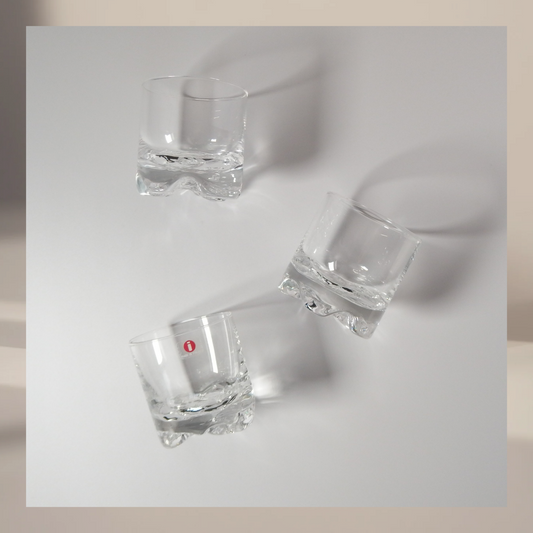 【北欧 フィンランド ヴィンテージ】 iittala  （イッタラ） Gaissa（ガイッサ） whisky glass
