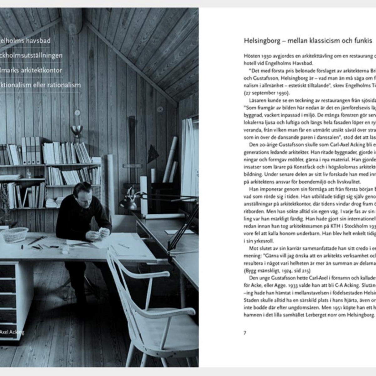 Carl-Axel Acking （カール・アクセル・アッキングの伝記）Arkitekt och formgivare │ 北欧 スウェーデン 書籍 建築家