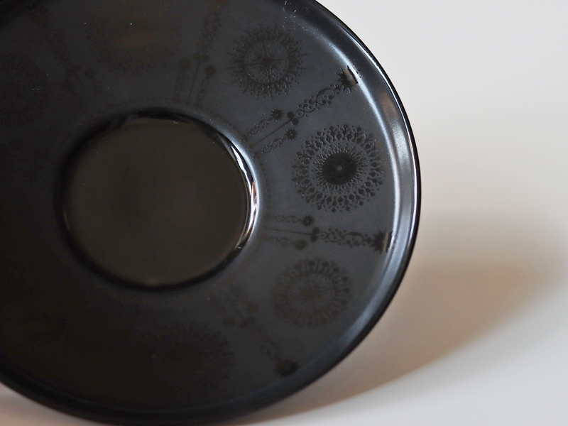 Rosenthal （ローゼンタール） Tapio Wirkkala（タピオ・ウィルカラ）Noire（ノワール）cup saucer trio │ 北欧 ドイツ ヴィンテージ コーヒーカップ 陶磁器