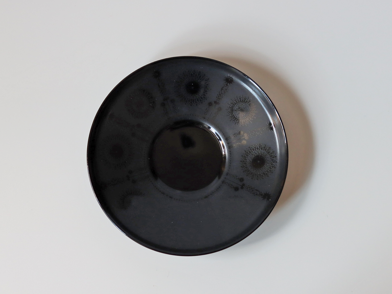 Rosenthal （ローゼンタール） Tapio Wirkkala（タピオ・ウィルカラ）Noire（ノワール）cup saucer trio │ 北欧 ドイツ ヴィンテージ コーヒーカップ 陶磁器