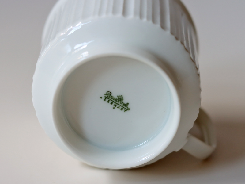 Rosenthal （ローゼンタール） Tapio Wirkkala（タピオ・ウィルカラ）Noire（ノワール）cup saucer trio │ 北欧 ドイツ ヴィンテージ コーヒーカップ 陶磁器