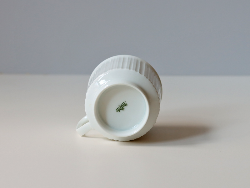 Rosenthal （ローゼンタール） Tapio Wirkkala（タピオ・ウィルカラ）Noire（ノワール）cup saucer trio │ 北欧 ドイツ ヴィンテージ コーヒーカップ 陶磁器