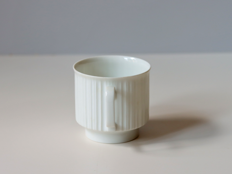 Rosenthal （ローゼンタール） Tapio Wirkkala（タピオ・ウィルカラ）Noire（ノワール）cup saucer trio │ 北欧 ドイツ ヴィンテージ コーヒーカップ 陶磁器