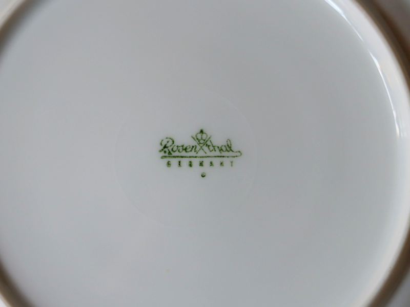 Rosenthal （ローゼンタール） Tapio Wirkkala（タピオ・ウィルカラ）Noire（ノワール）cup saucer trio │ 北欧 ドイツ ヴィンテージ コーヒーカップ 陶磁器