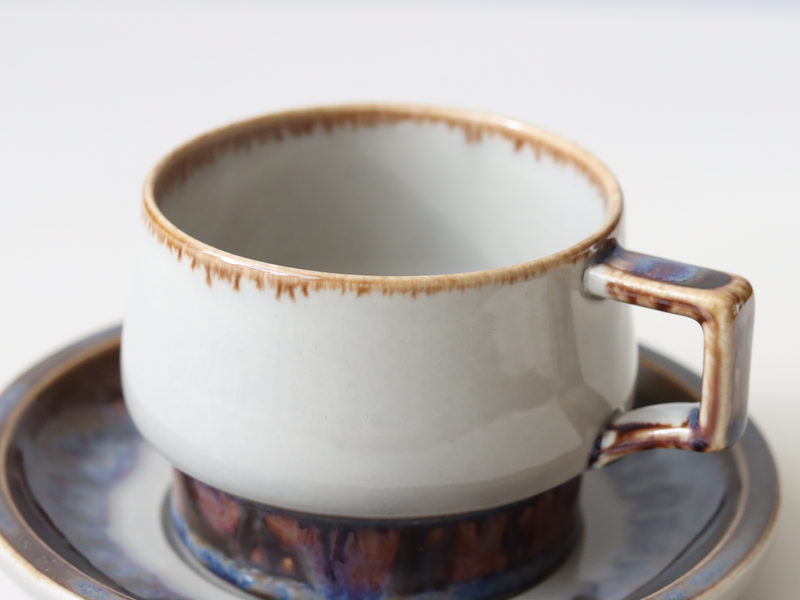 Jens.H.Quistgaard （イェンス・クイストゴー） Mexico （メキシコ） tea cup saucer │ 北欧ヴィンテージ デンマーク 食器 ティーカップ 陶磁器