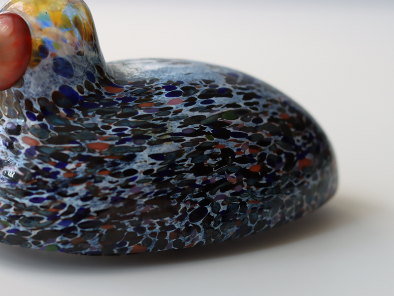 Boda Bird duck Bertil Vallien（バーティル・ヴァリーン）│ 北欧 スウェーデン ヴィンテージ 鳥 アヒル ガラス オブジェ