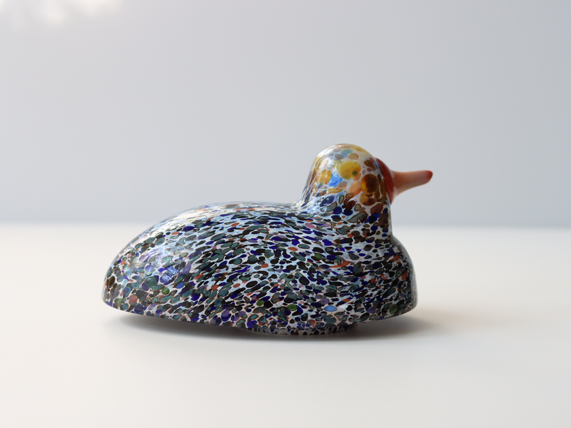 Boda Bird duck Bertil Vallien（バーティル・ヴァリーン）│ 北欧 スウェーデン ヴィンテージ 鳥 アヒル ガラス オブジェ