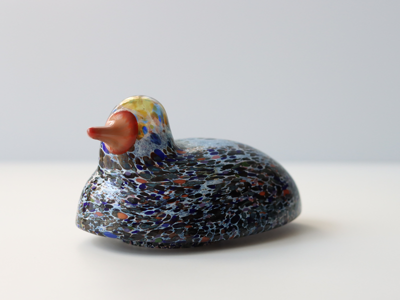 Boda Bird duck Bertil Vallien（バーティル・ヴァリーン）│ 北欧 スウェーデン ヴィンテージ 鳥 アヒル ガラス オブジェ